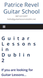 Mobile Screenshot of guitarlessonsdublin.net